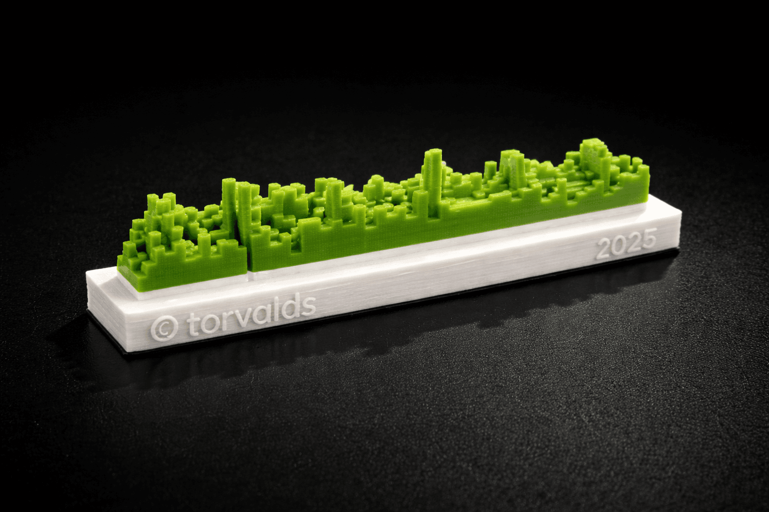 GitHub contribution chart print layout